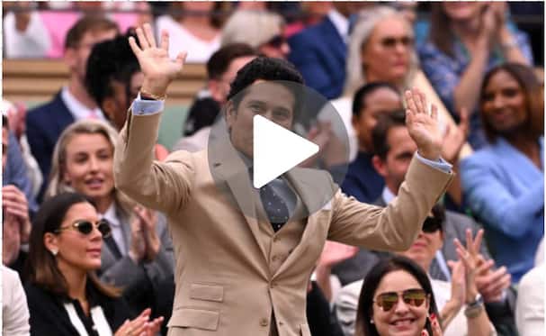 [Watch] Sachin Tendulkar Gets Grand Welcome At The Centre Court In Wimbledon